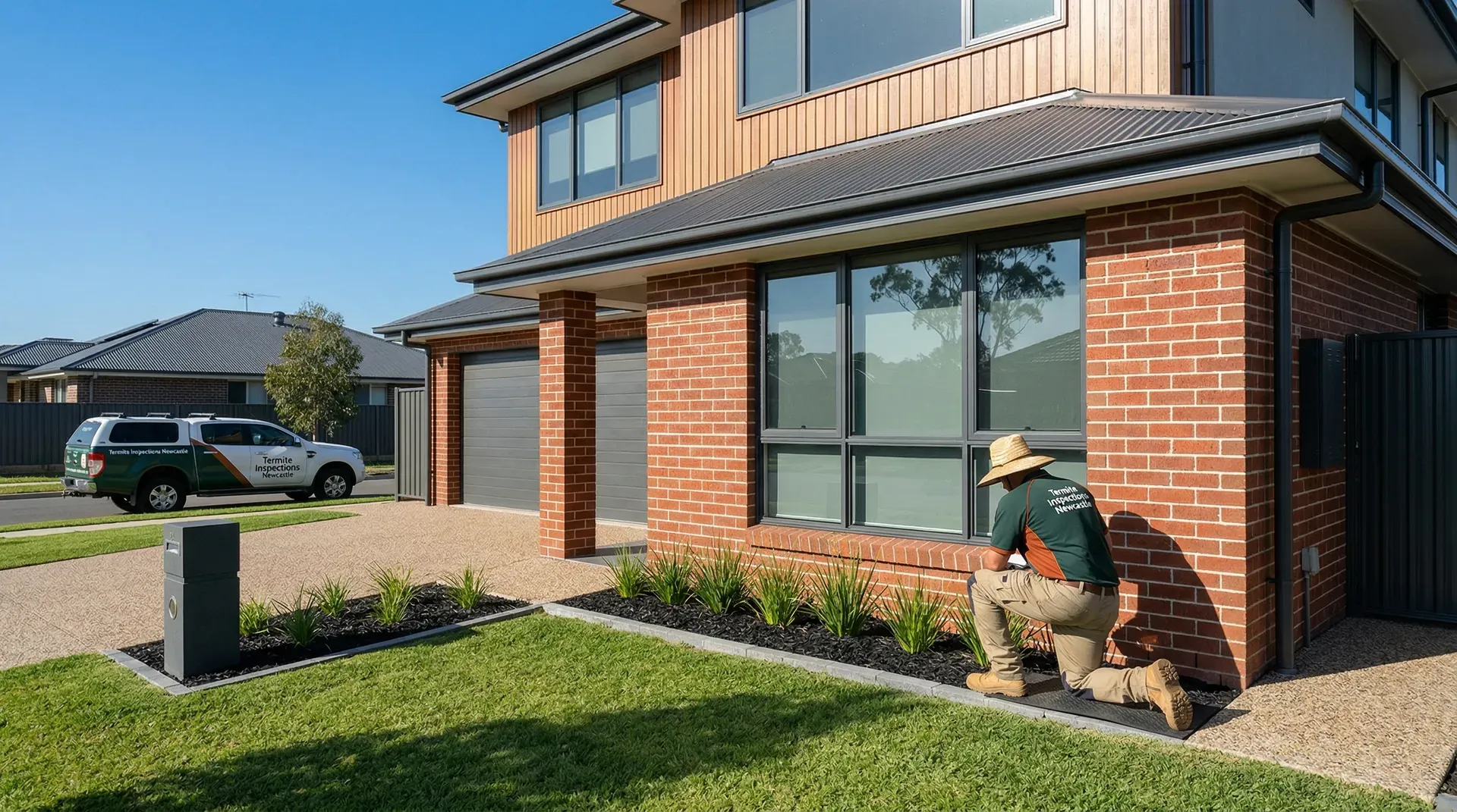 Modern Australian home exterior in Newcastle